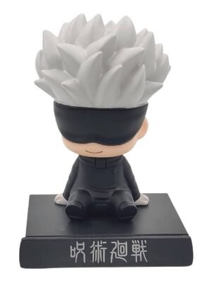 gojo satoru jujutsu kaisen bobblehead action figure toy | pvc action figure | model anime toys bobble head